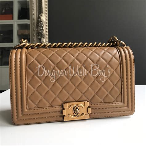 chanel boy camel|chanel bag for sale.